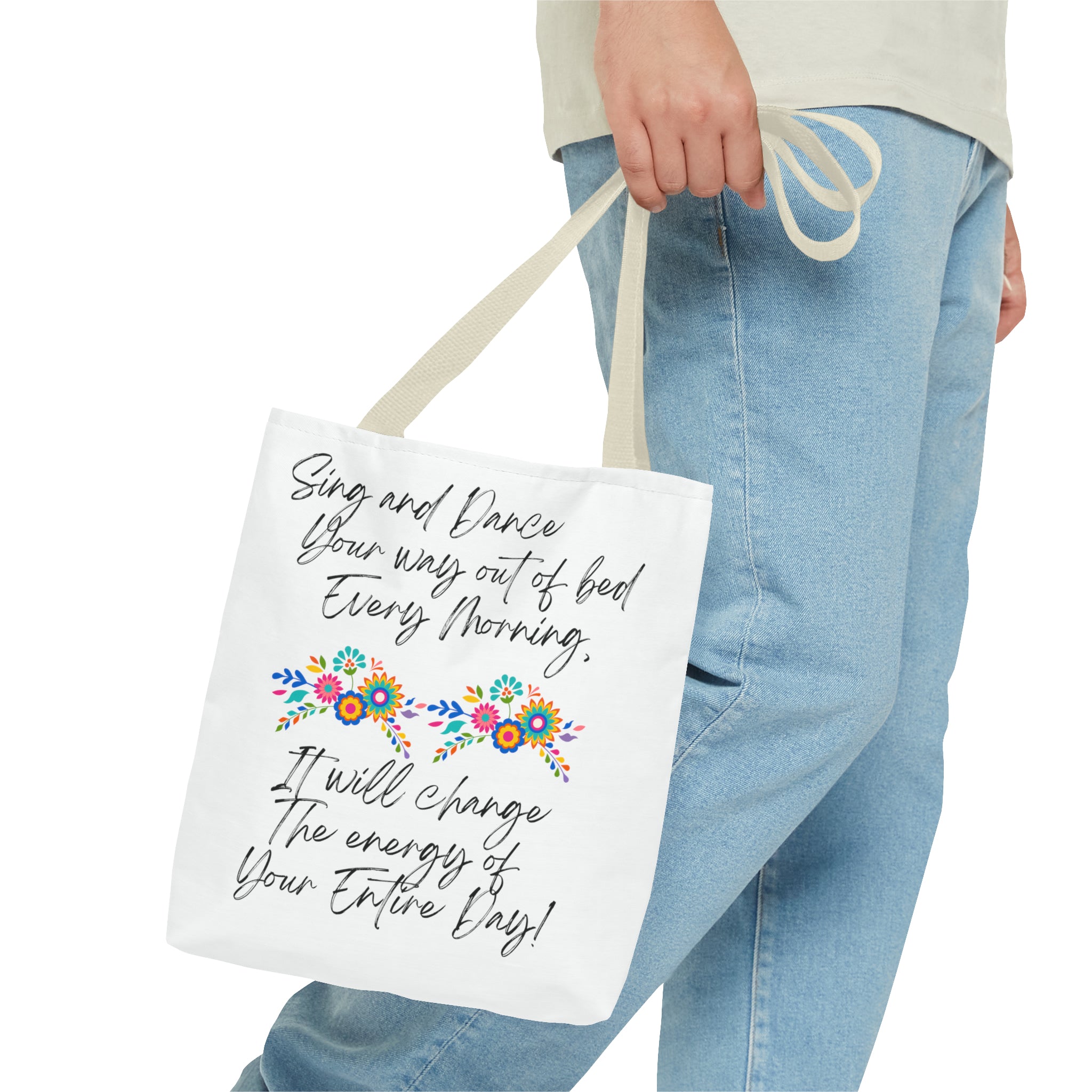 "Sing and Dance Energy" Tote Bag (AOP)