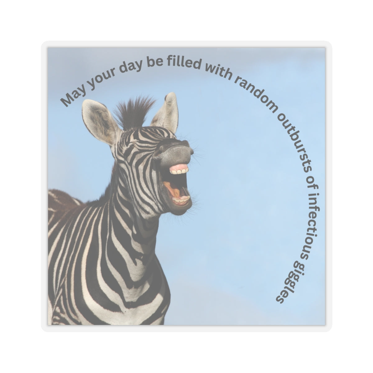 "Infectious Giggles" Kiss-Cut Stickers