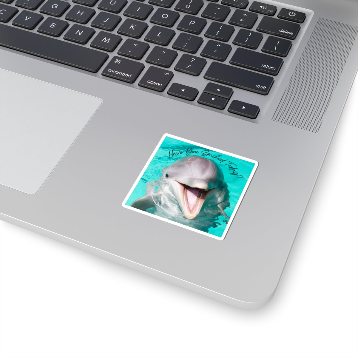 "Dolphin Smiled Today" Kiss-Cut Stickers