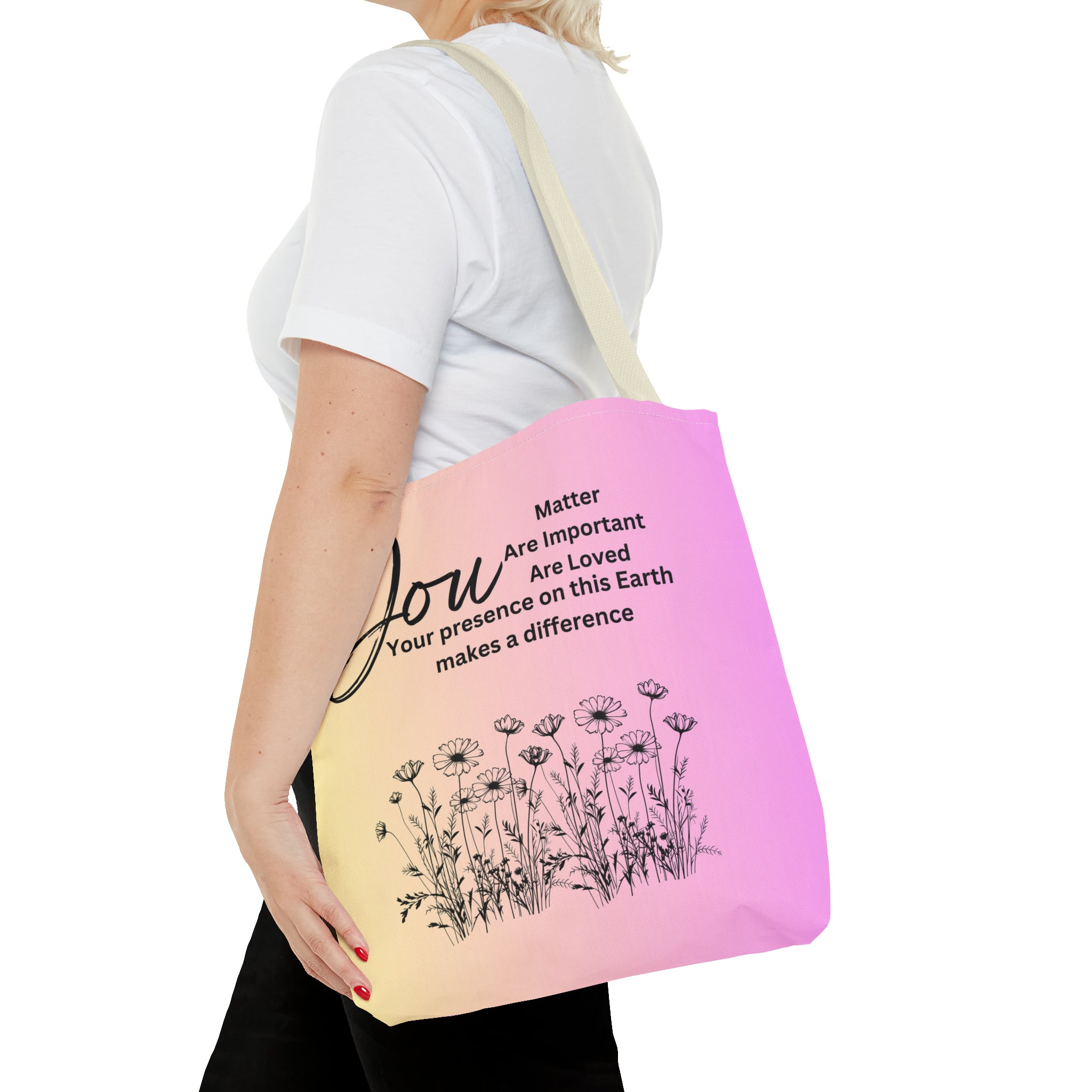 "You" Tote Bag (AOP)