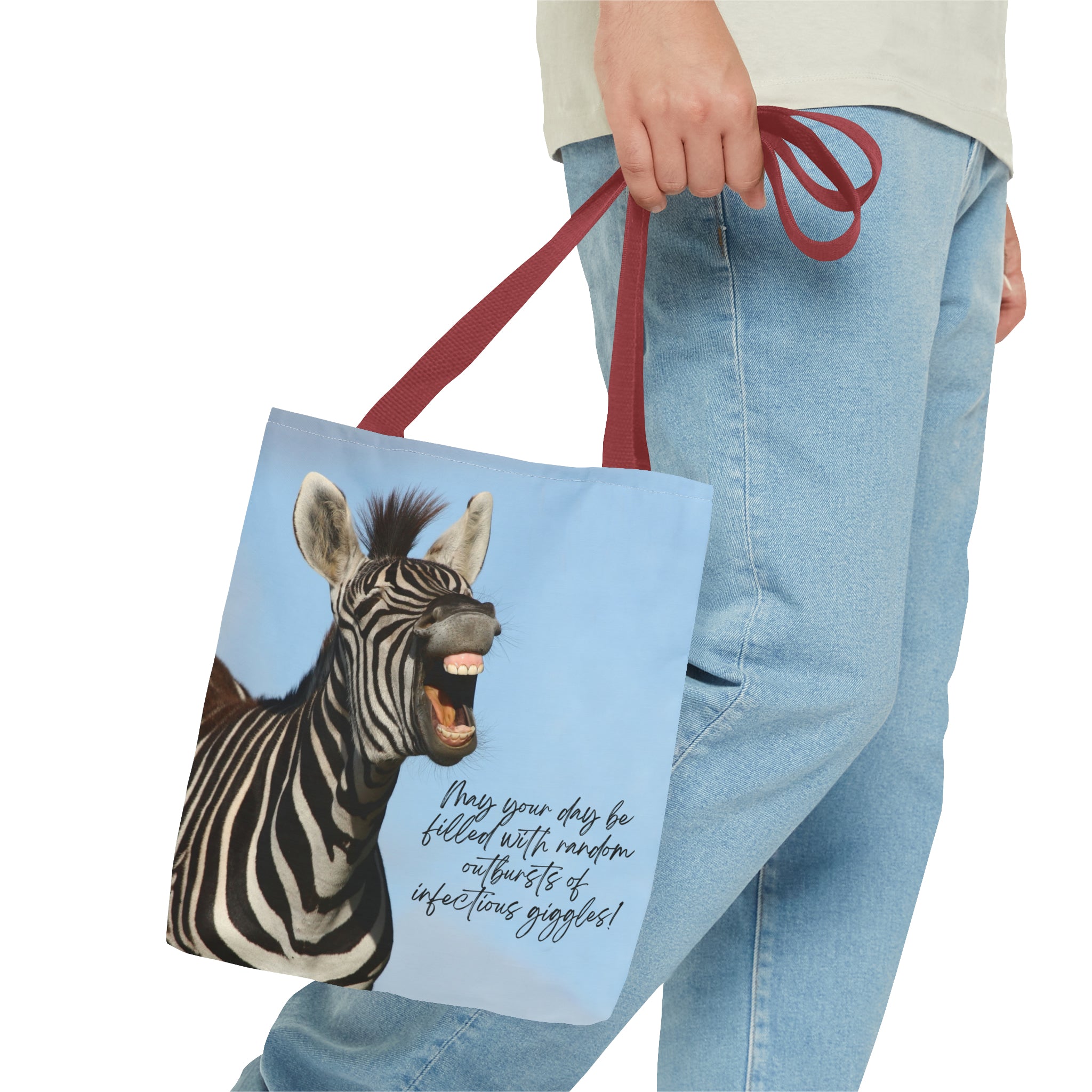 "Infectious Giggles" Tote Bag (AOP)