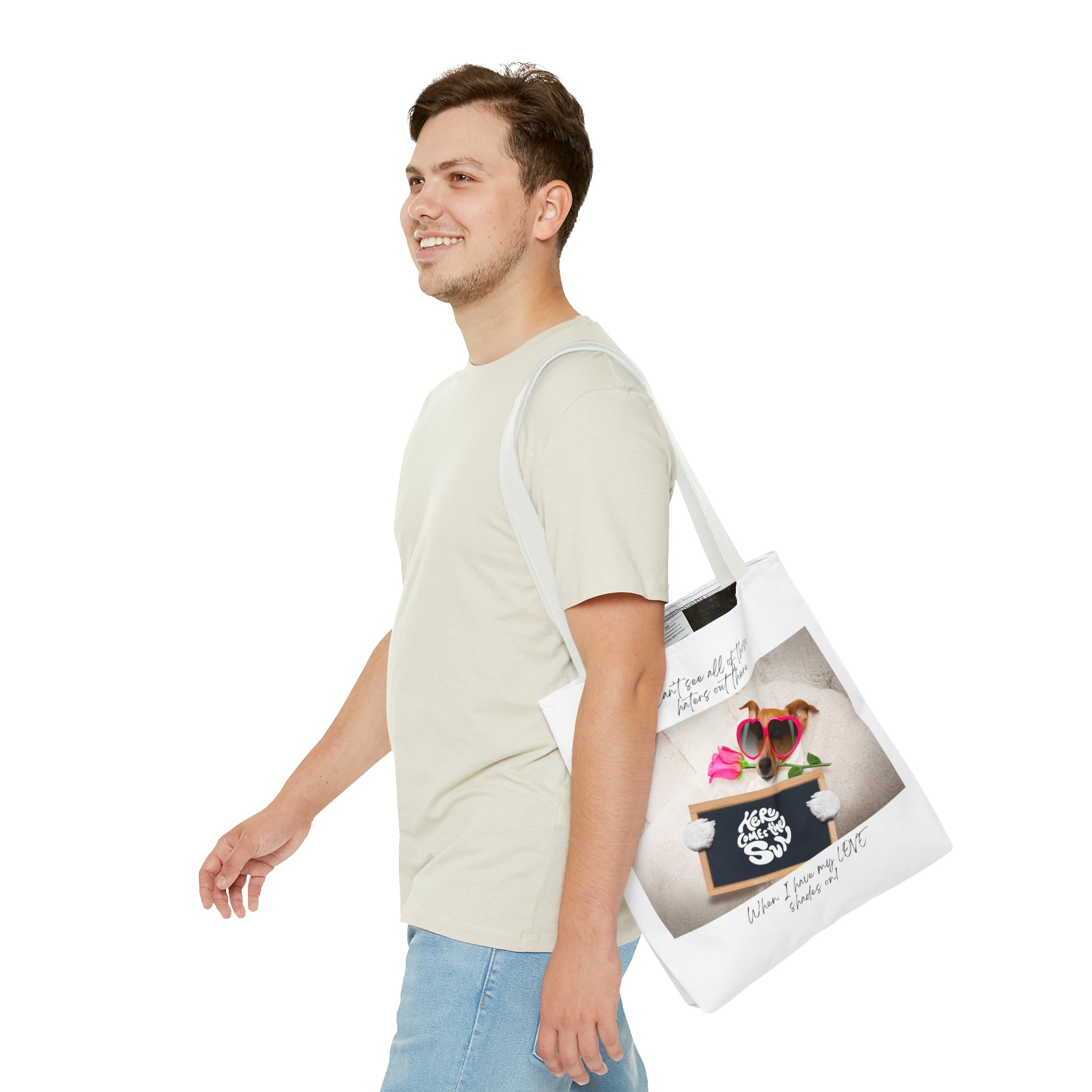"Dog Love Shades" Tote Bag (AOP)