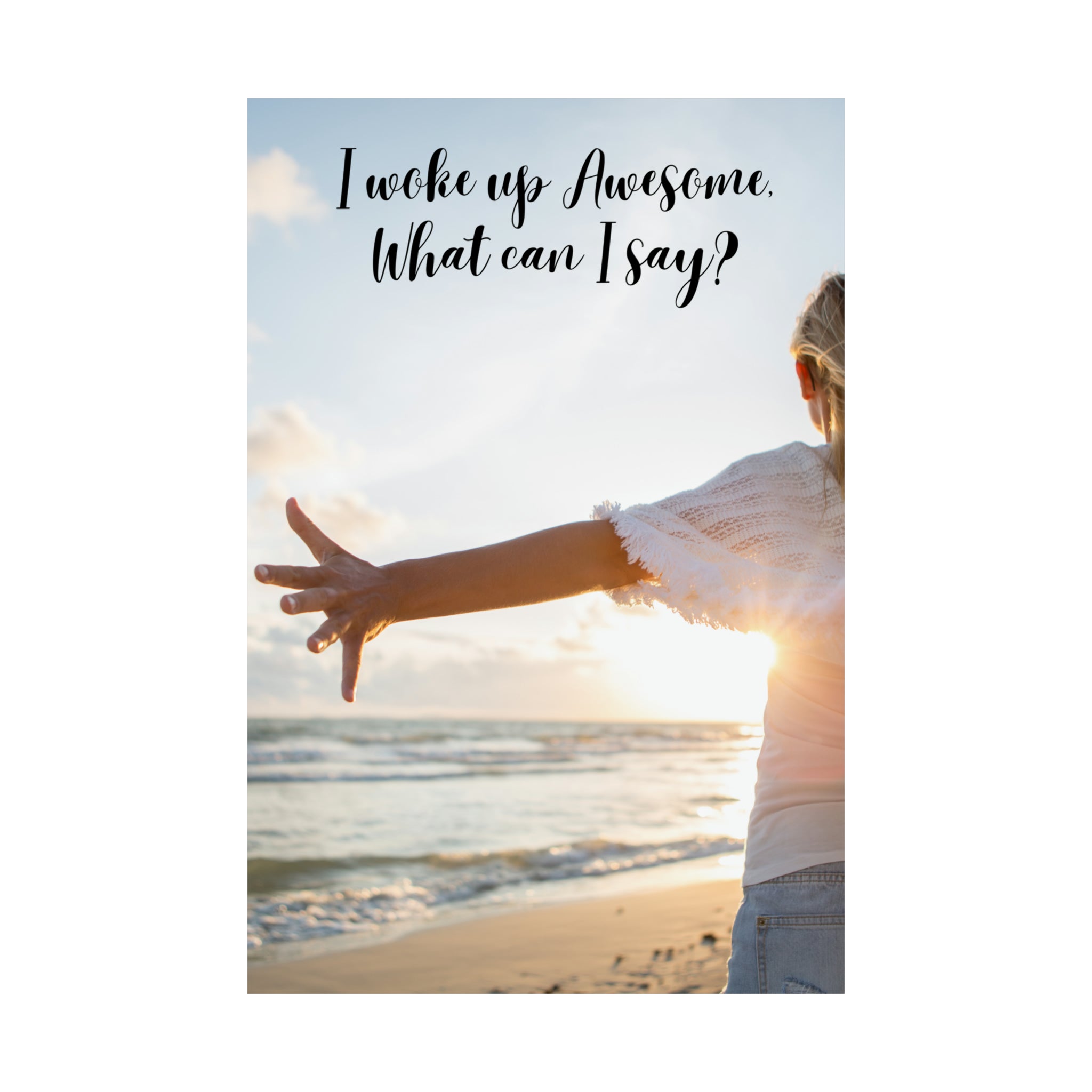 "Awesome" Matte Vertical Posters