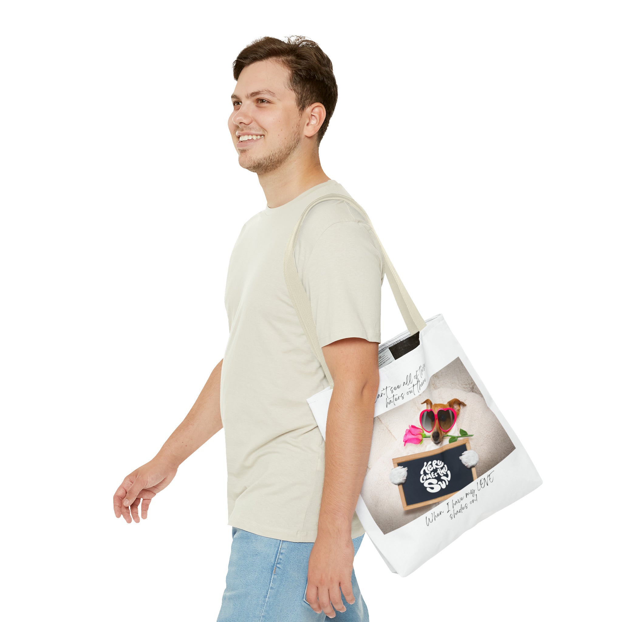 "Dog Love Shades" Tote Bag (AOP)