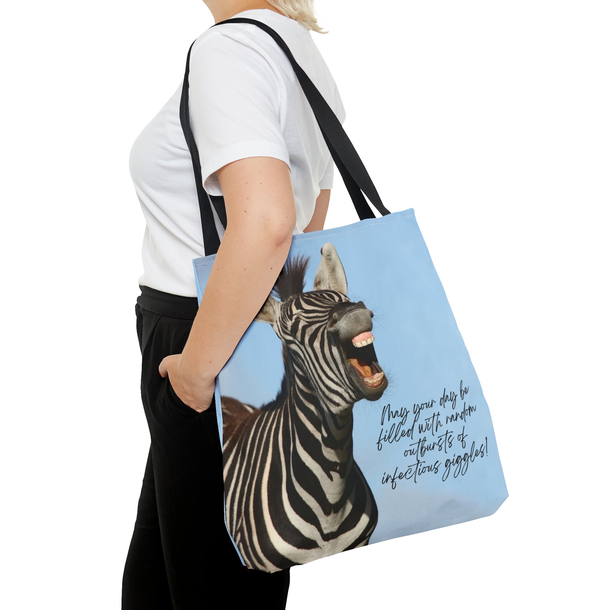 "Infectious Giggles" Tote Bag (AOP)