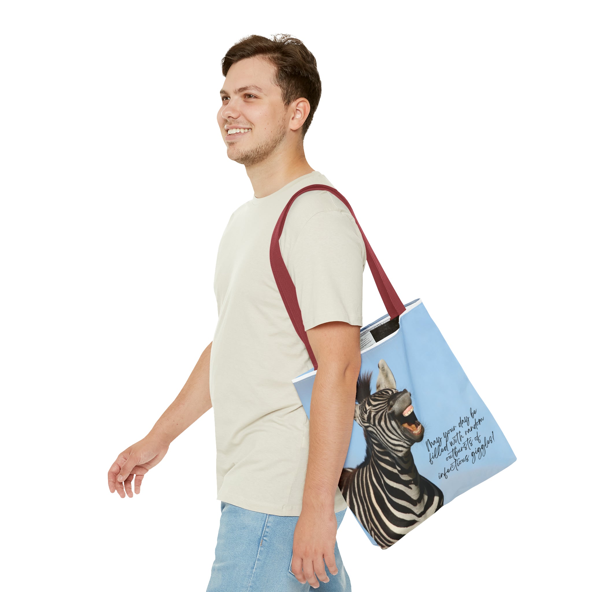 "Infectious Giggles" Tote Bag (AOP)