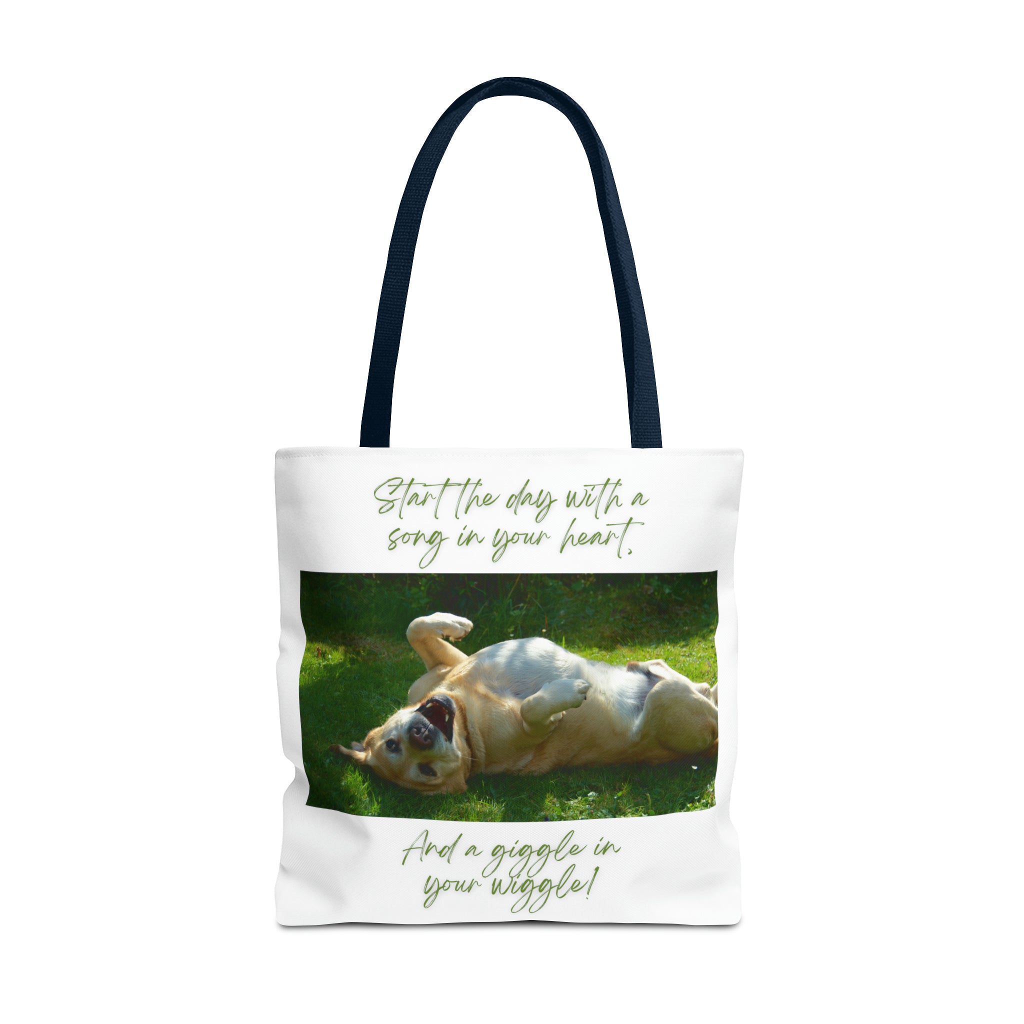 "Dog Giggle Wiggle" Tote Bag (AOP)