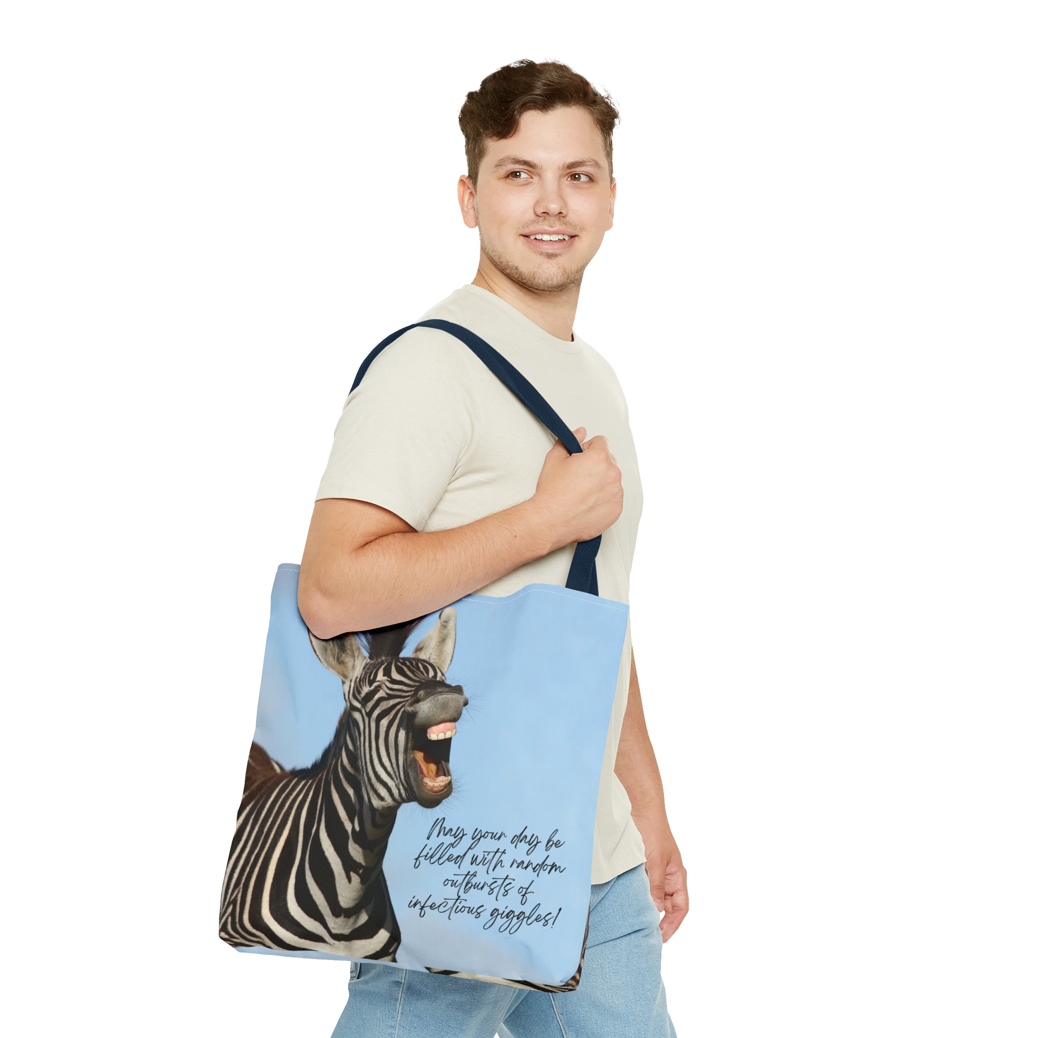 "Infectious Giggles" Tote Bag (AOP)