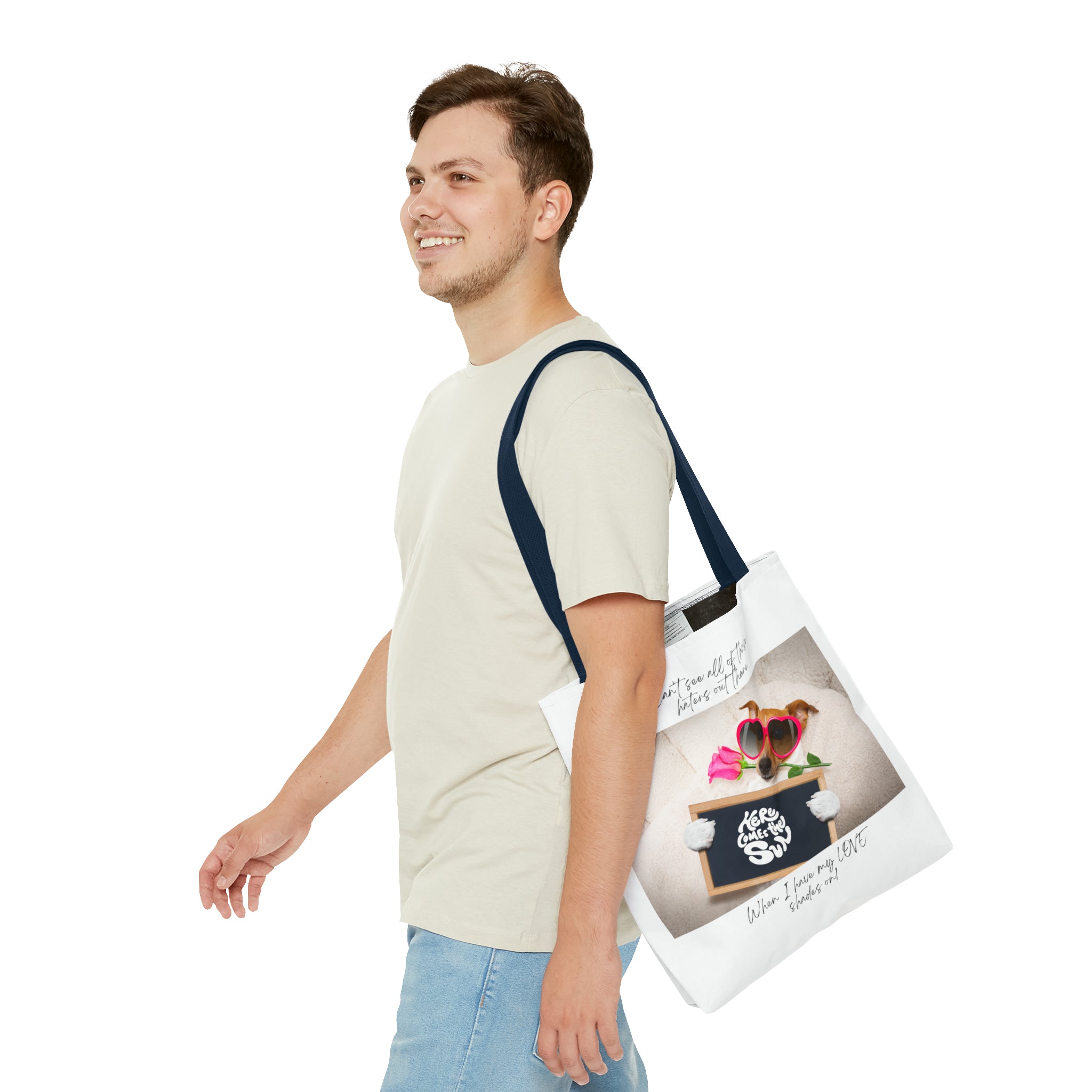 "Dog Love Shades" Tote Bag (AOP)