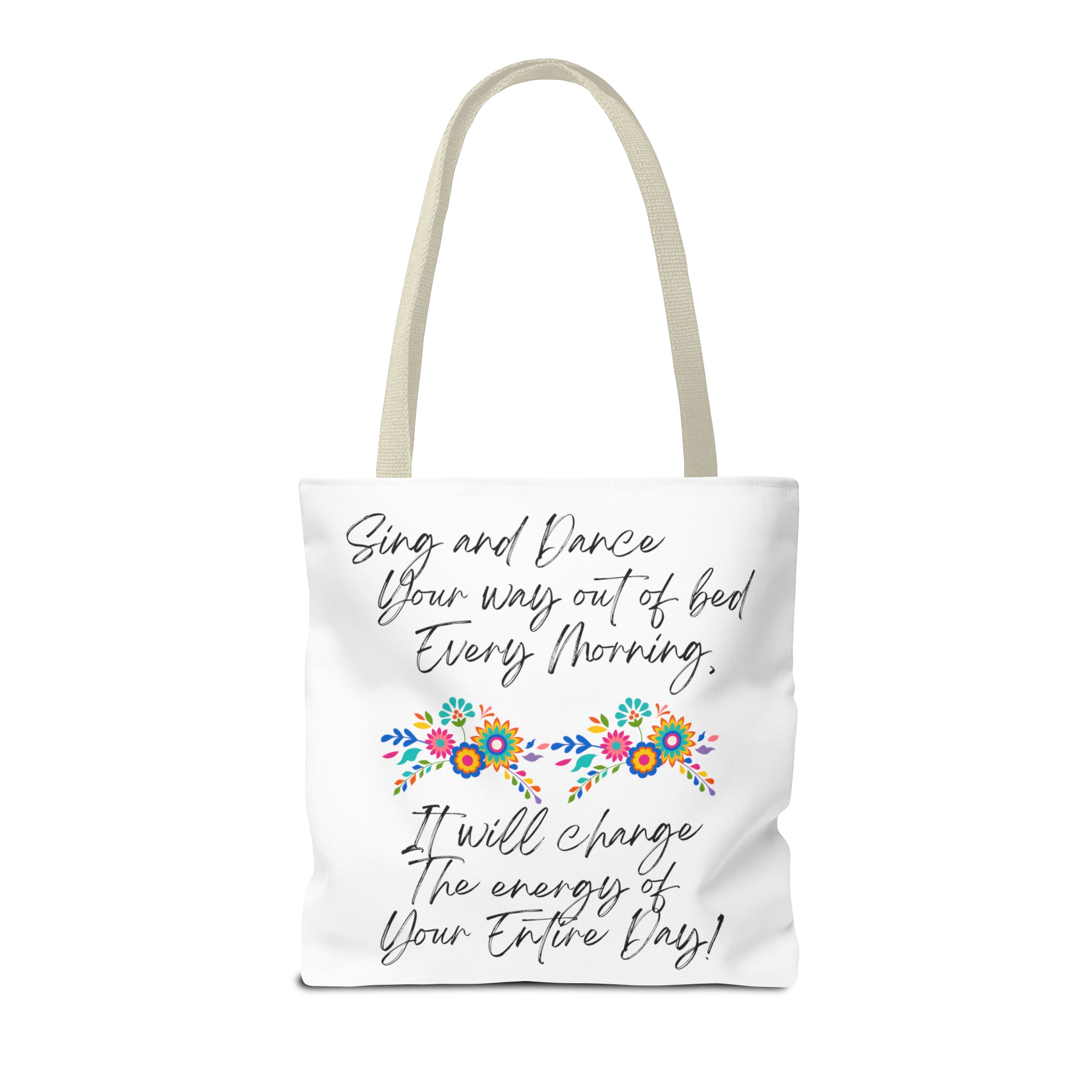 "Sing and Dance Energy" Tote Bag (AOP)