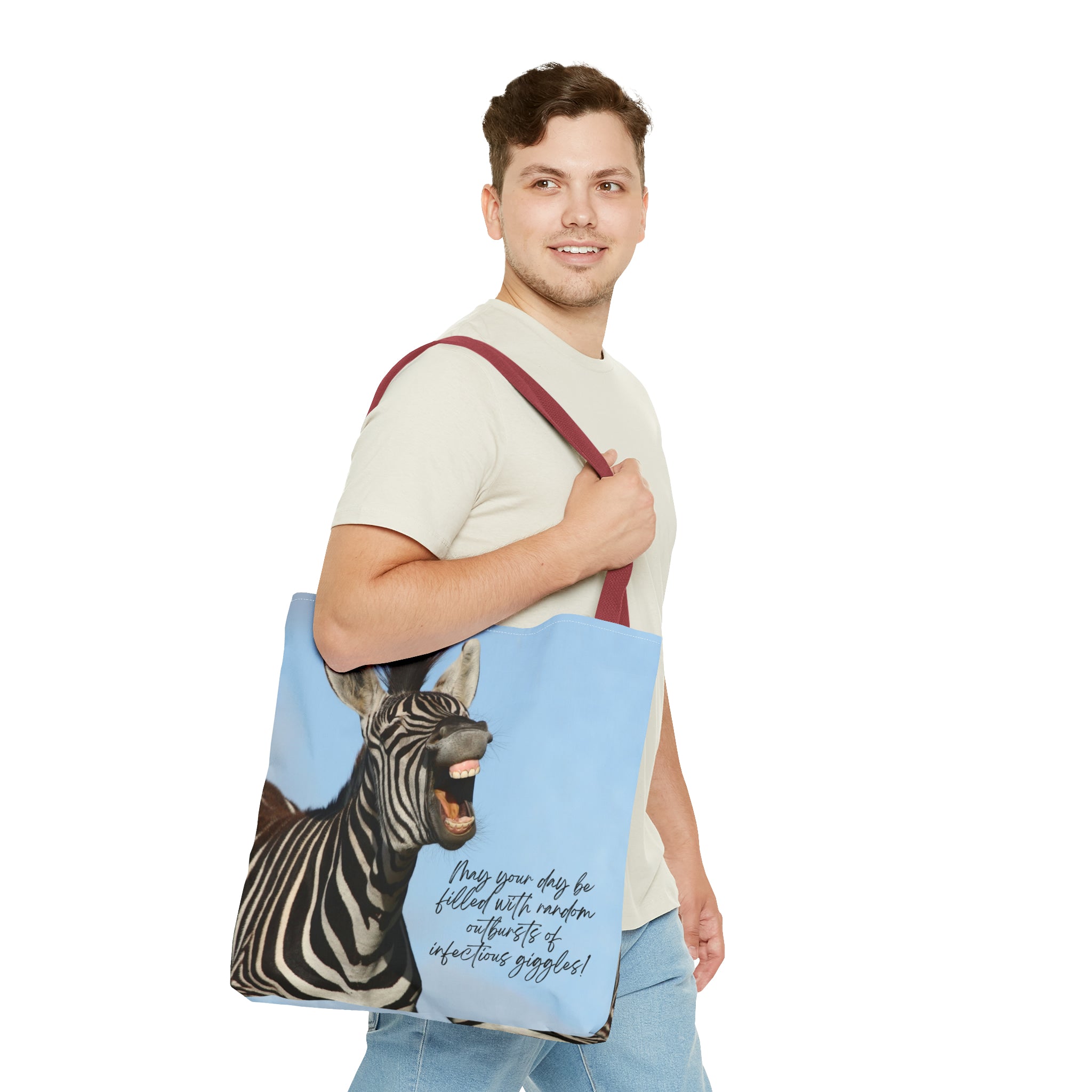 "Infectious Giggles" Tote Bag (AOP)