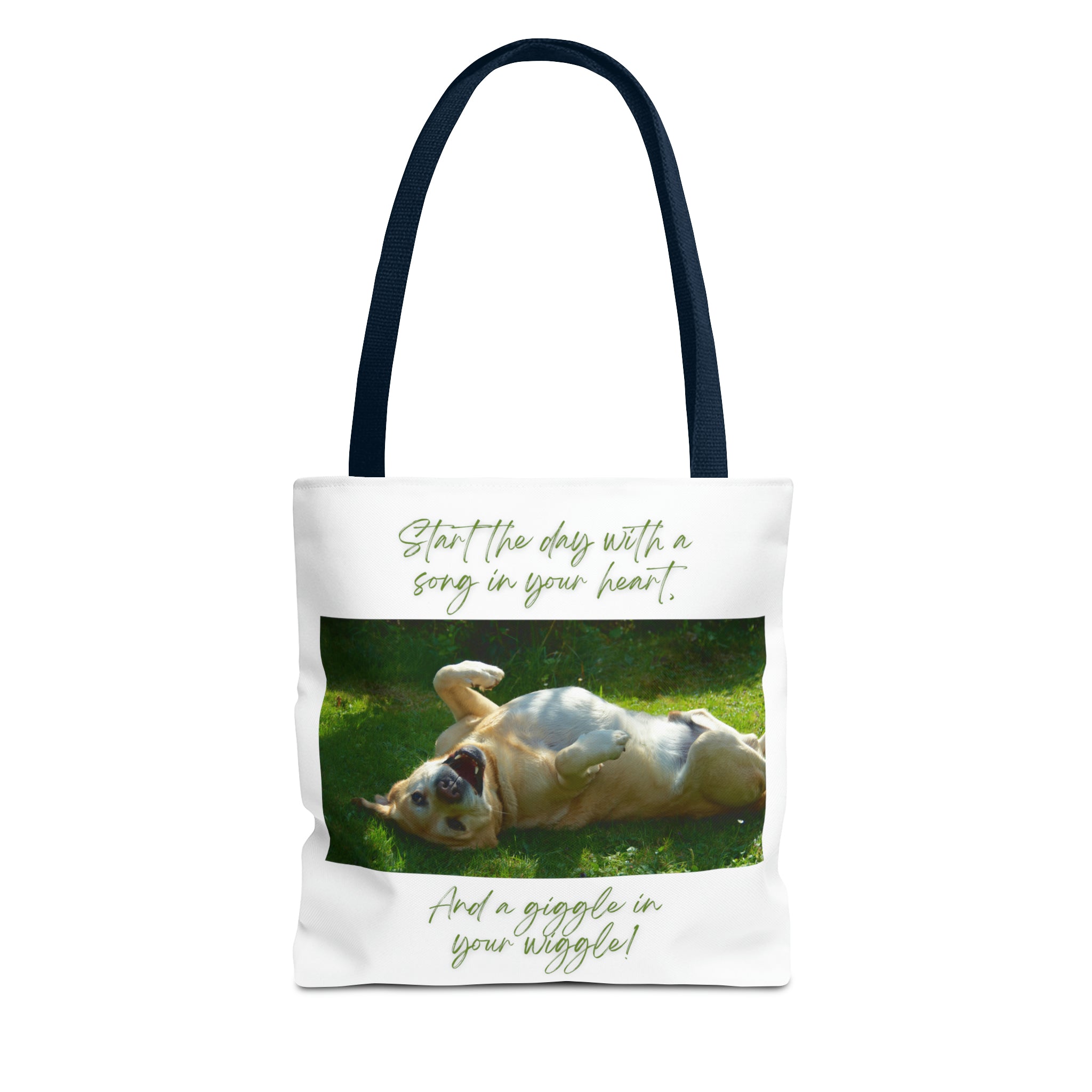 "Dog Giggle Wiggle" Tote Bag (AOP)