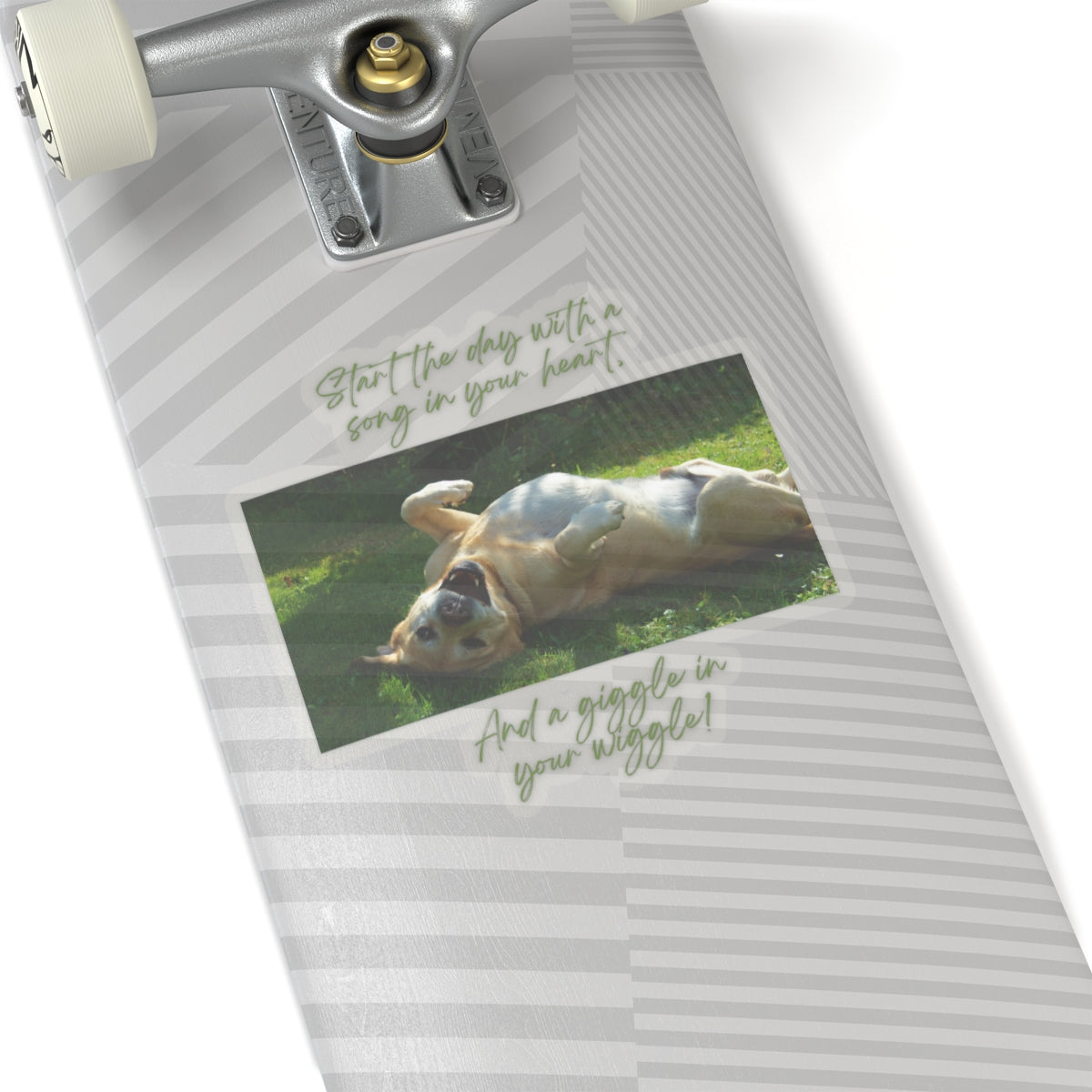 "Dog Giggle, Wiggle" Kiss-Cut Stickers
