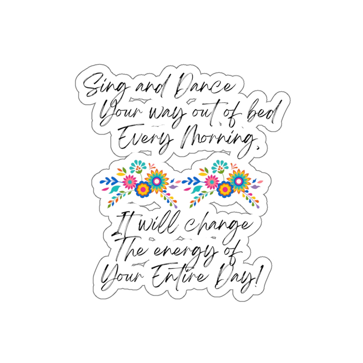 "Sing And Dance Energy" Kiss-Cut Stickers