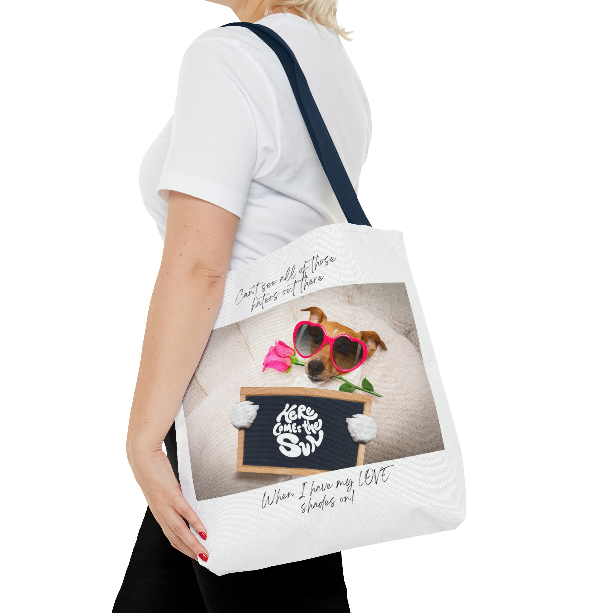 "Dog Love Shades" Tote Bag (AOP)