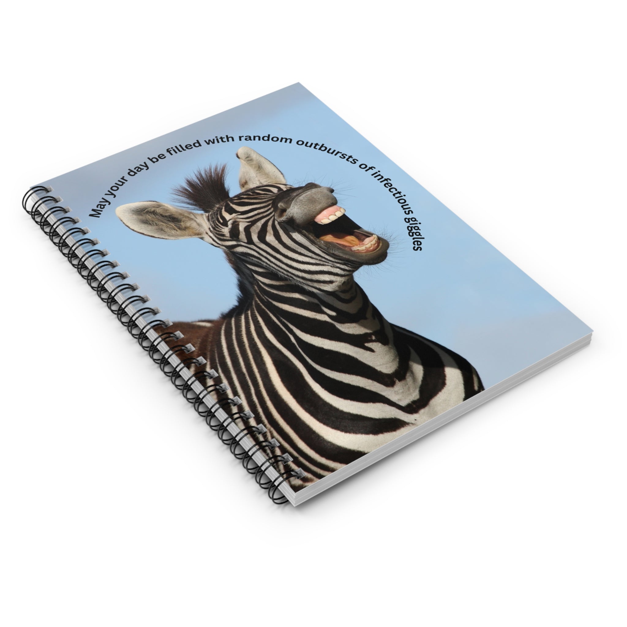 "Infectious Giggles" Spiral Notebook - Ruled Line