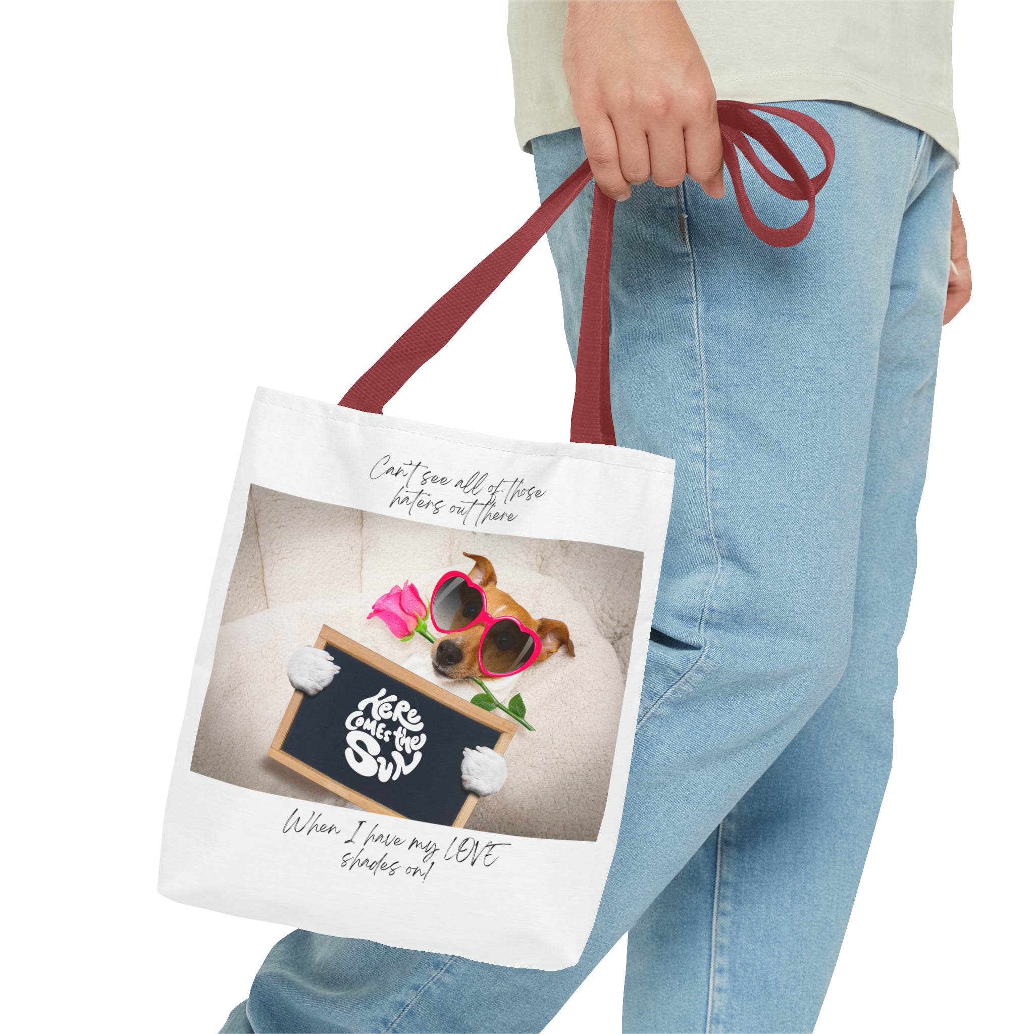 "Dog Love Shades" Tote Bag (AOP)