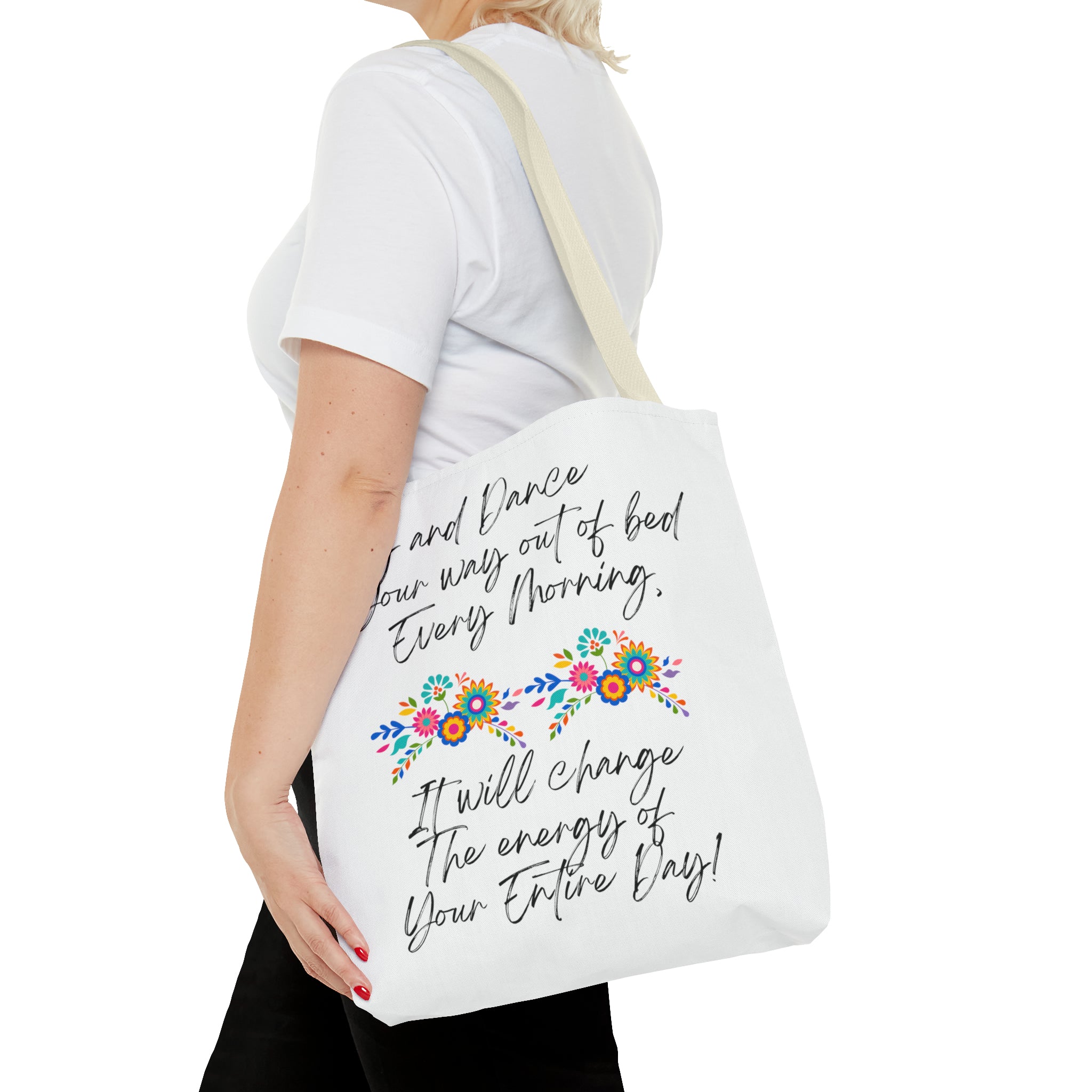 "Sing and Dance Energy" Tote Bag (AOP)