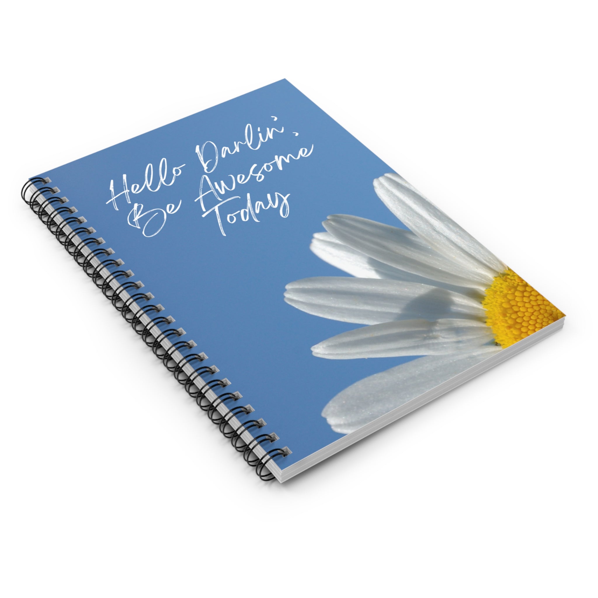 "Hello Darlin' Daisy" Spiral Notebook - Ruled Line