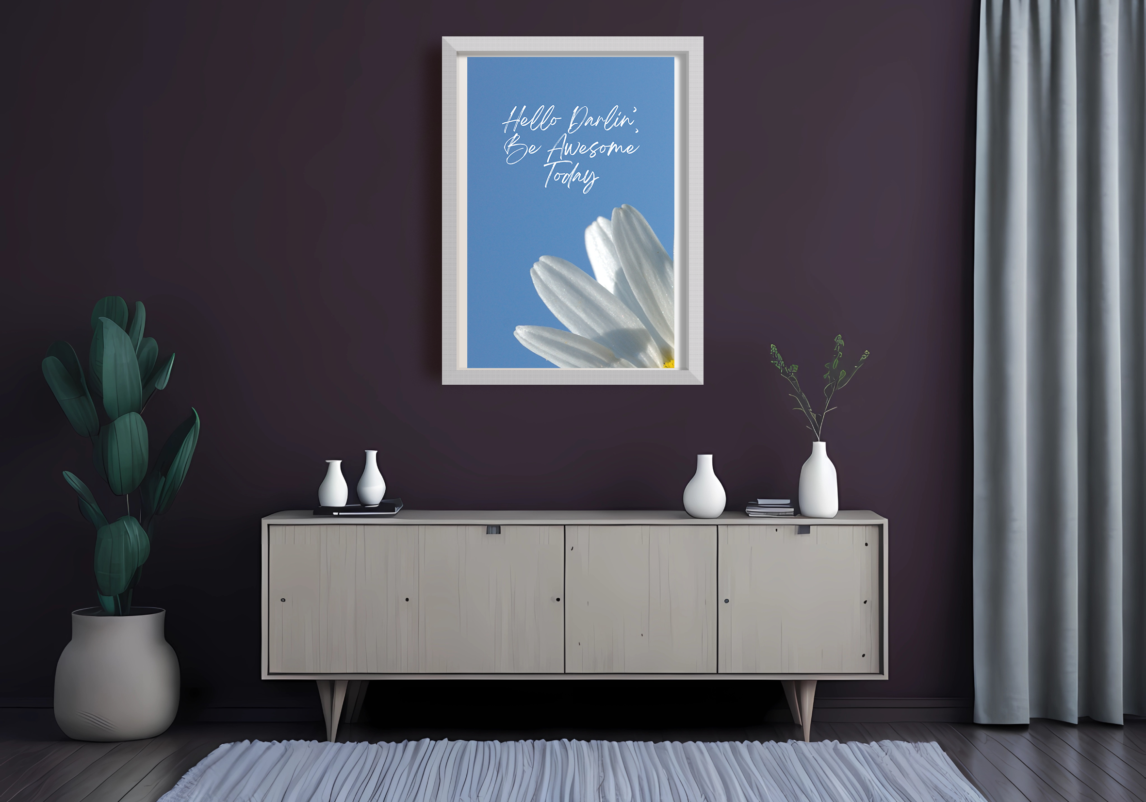 "Hello Darlin' Daisy" Matte Vertical Posters